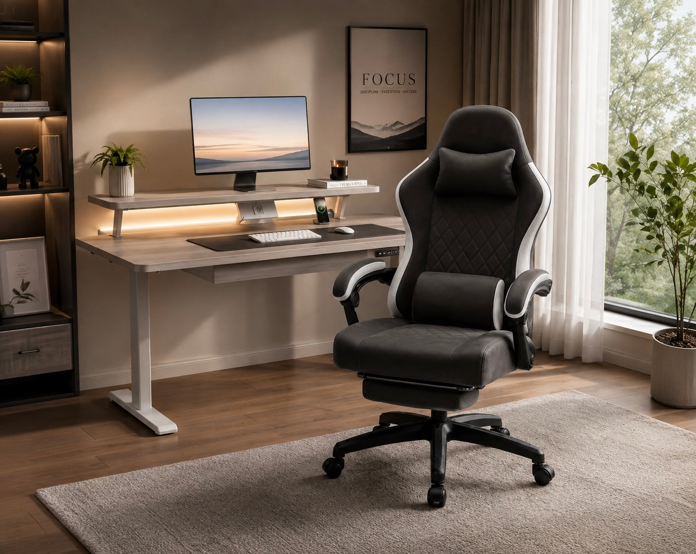 Ergonomic Gaming Chair – High-Back Reclining Office Chair