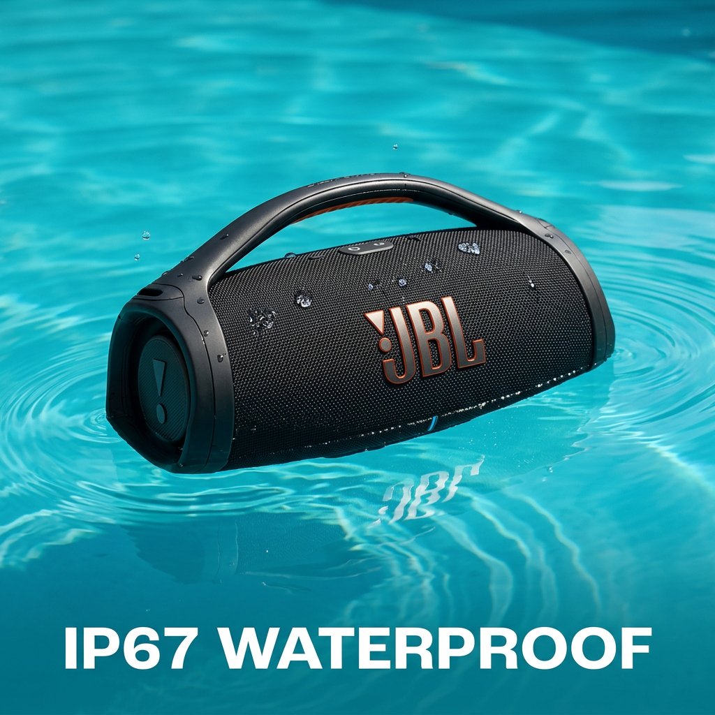 JBL Boombox 3 Waterproof Portable Bluetooth Speaker