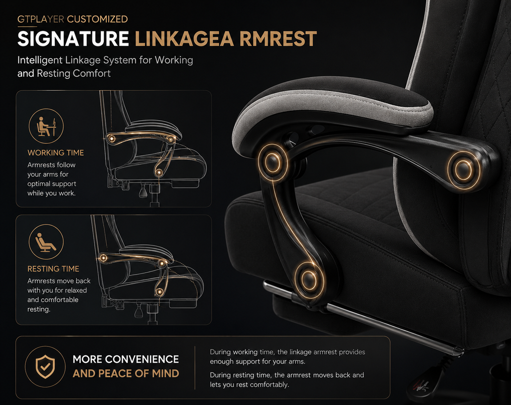 Ergonomic Gaming Chair – High-Back Reclining Office Chair