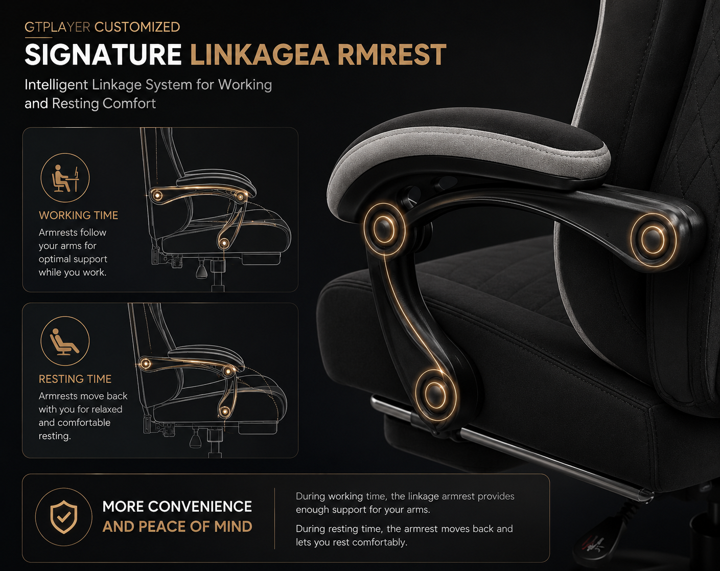 Ergonomic Gaming Chair – High-Back Reclining Office Chair