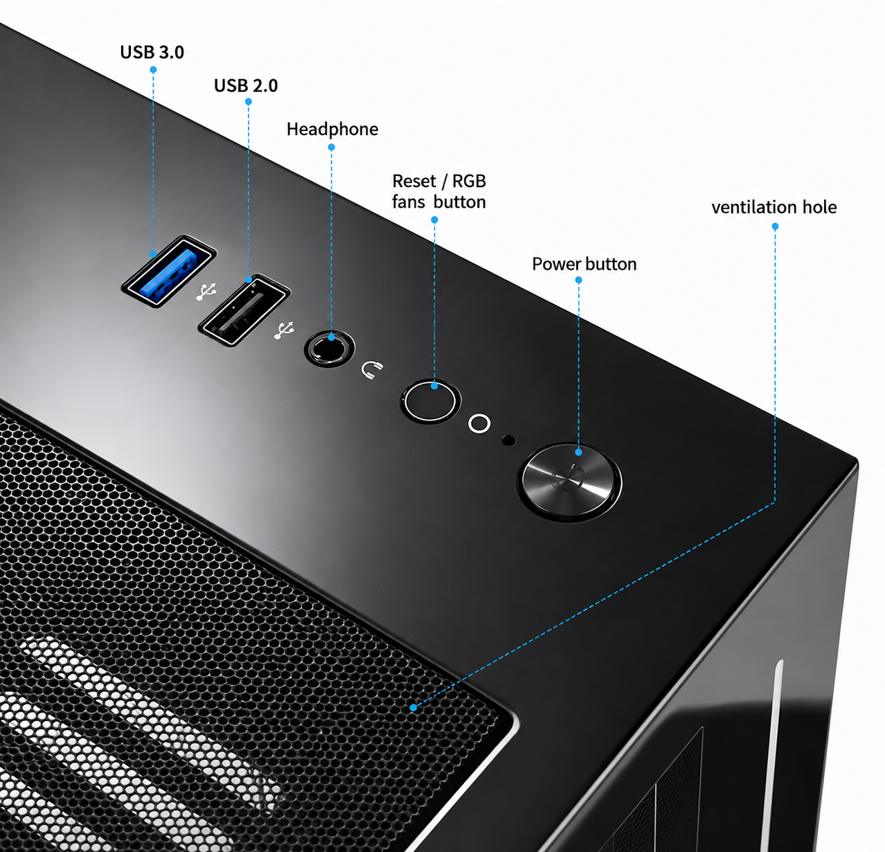 RGB Gaming PC – Ryzen 5 • 16GB RAM • 512GB SSD • RX 560
