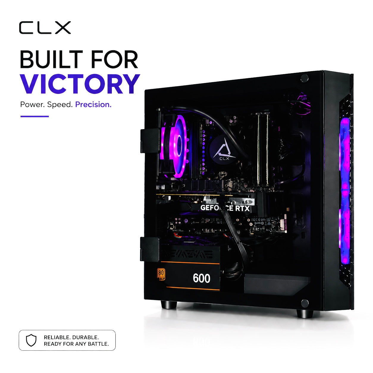 Gaming PC CLX RGB– Ryzen 7 • RTX 4060 • 32GB RAM • 1TB SSD
